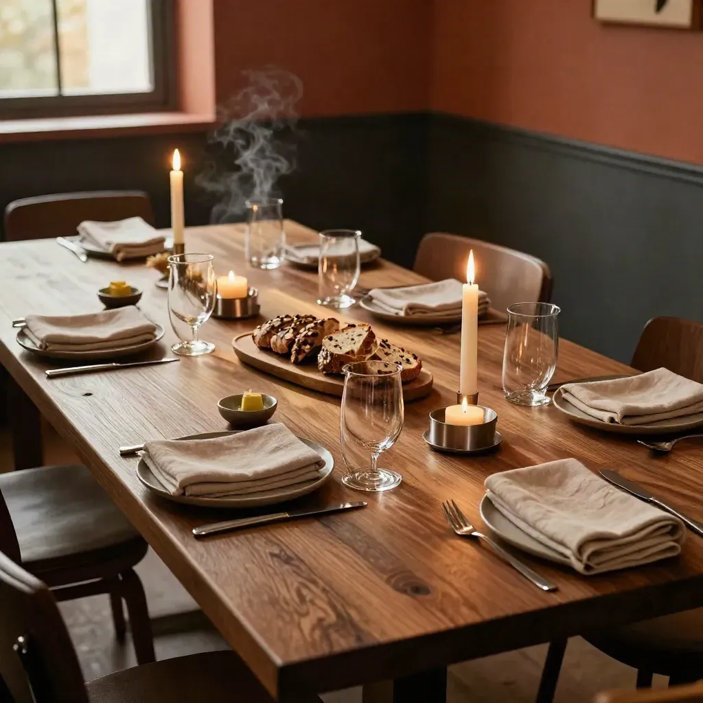 Gedekte privé-eettafel bij De Gastrobar met kaarsen, linnen en carafes in warme sfeer.
