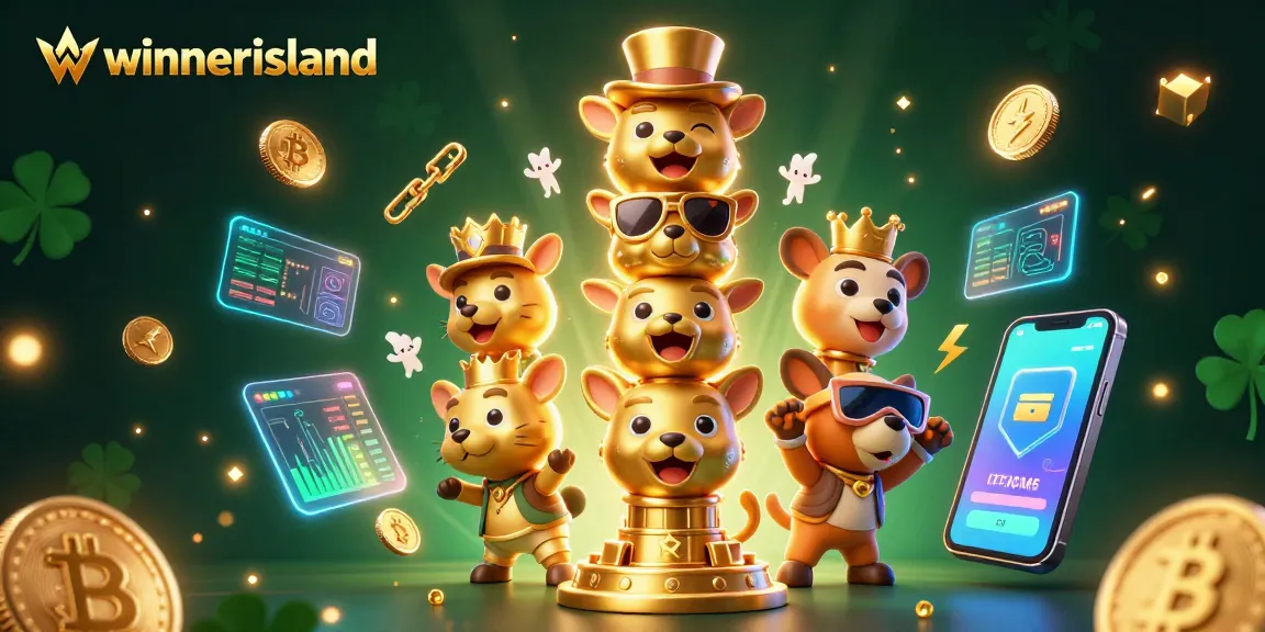 Experience the excitement of winnerisland with vibrant casino elements and crypto features.